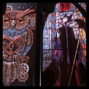 IPhone X hard case Maleficent & Owl steampunk